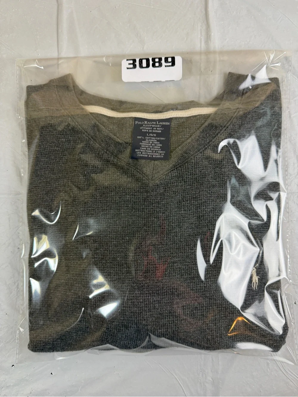 Polo‎ by Ralph Lauren Men’s Gray V-Neck Knit Sweater